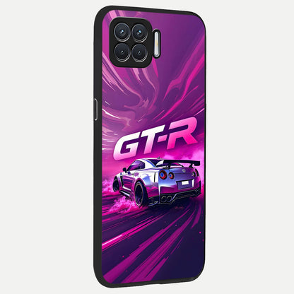  Speed Drift Legend back cover For Oppo F17 slim fit glass case with vibrant aesthetic design