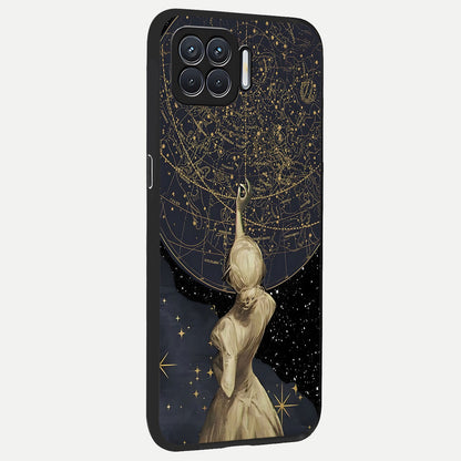  Taylor Swift Girl back cover For Oppo F17 slim fit glass case with vibrant aesthetic design