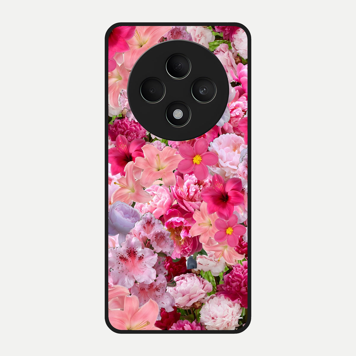  Bloom Crush Fantasy Glass Case For Oppo F27 5G back cover – full design glossy printed glass finish