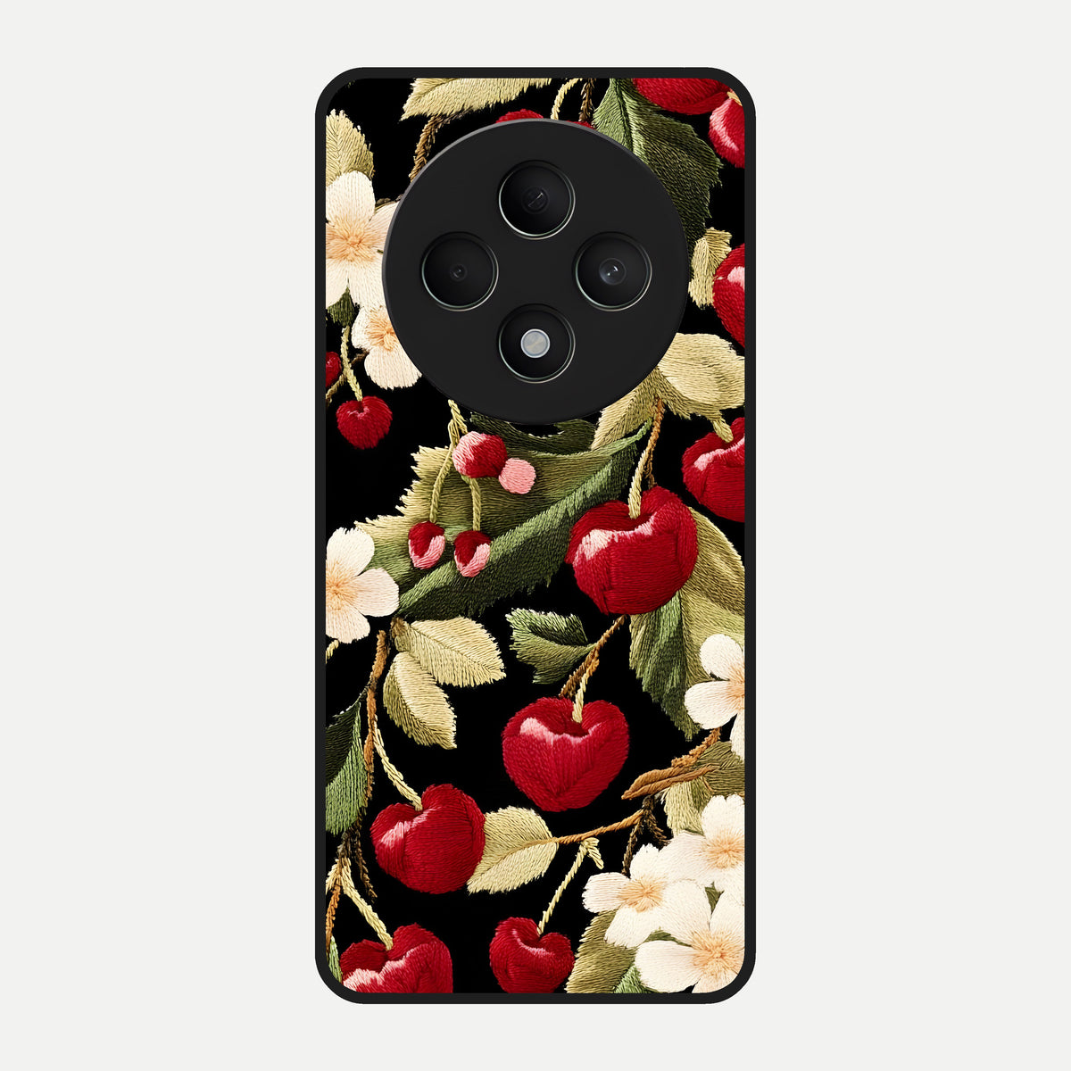  Blooming Spendor Bird Glass Case For Oppo F27 5G back cover – full design glossy printed glass finish