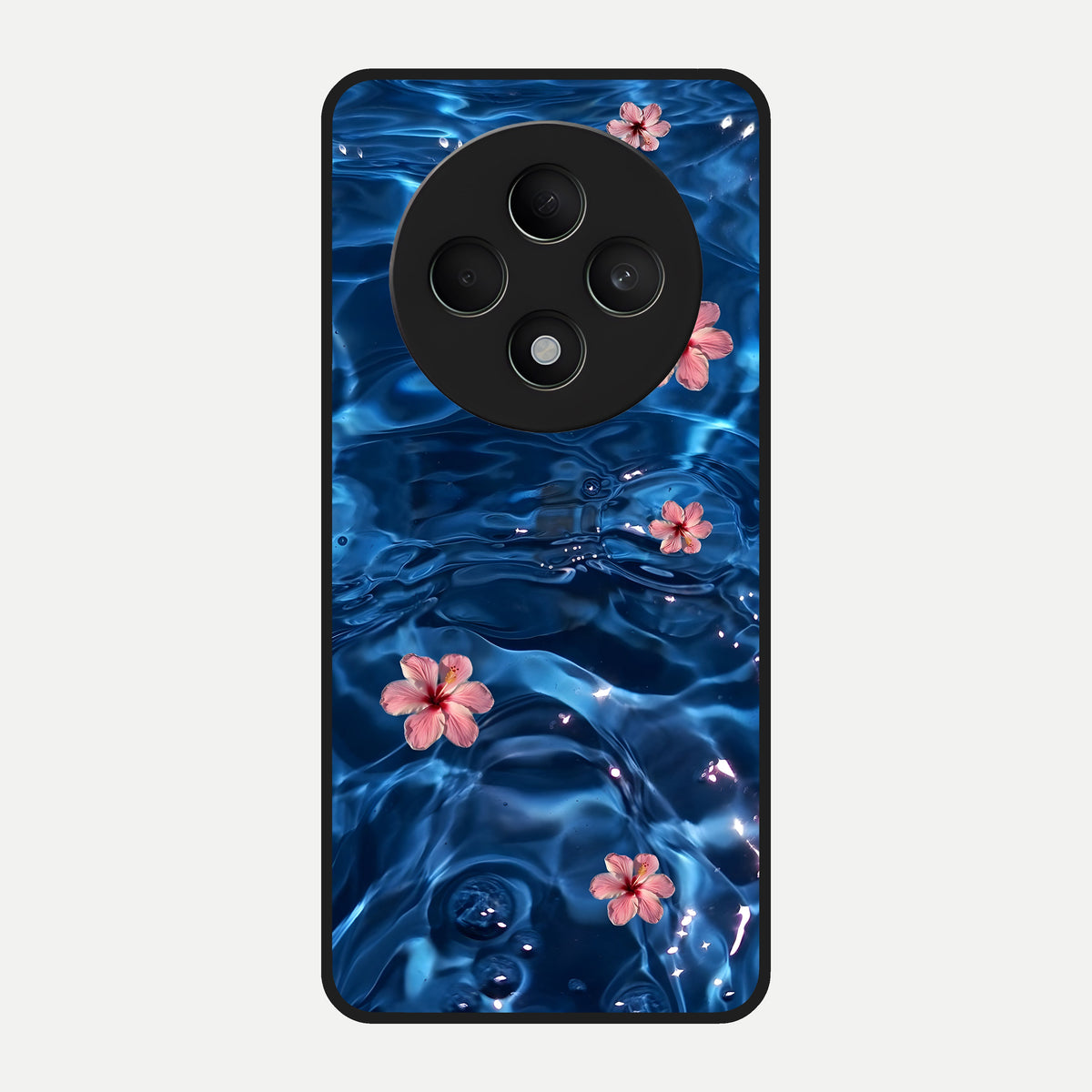  Bloom Thread Art Glass Case For Oppo F27 5G back cover – full design glossy printed glass finish