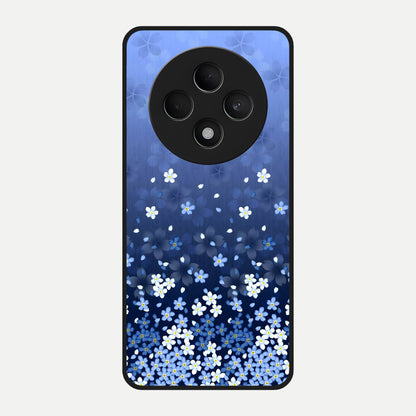 Blue Starry Glass Case For Oppo F27 5G back cover – full design glossy printed glass finish