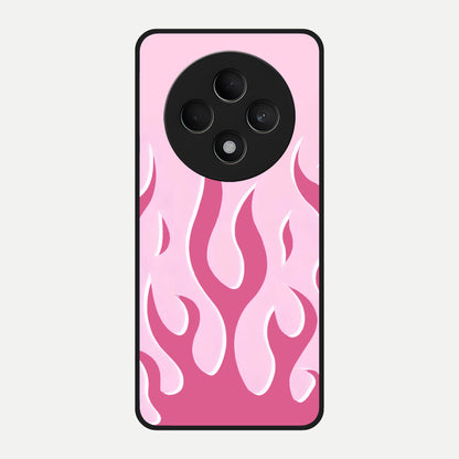  Blush Flame Energy Glass Case For Oppo F27 5G back cover – full design glossy printed glass finish