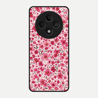  Cherry Blossom Charm Glass Case For Oppo F27 5G back cover – full design glossy printed glass finish