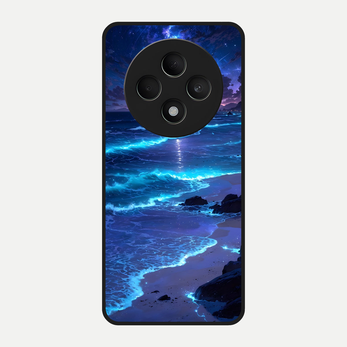  Classic Damn Look Glass Case For Oppo F27 5G back cover – full design glossy printed glass finish