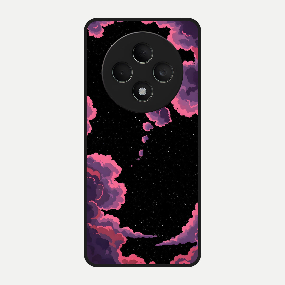  Cosmic Cloud Journey Glass Case For Oppo F27 5G back cover – full design glossy printed glass finish