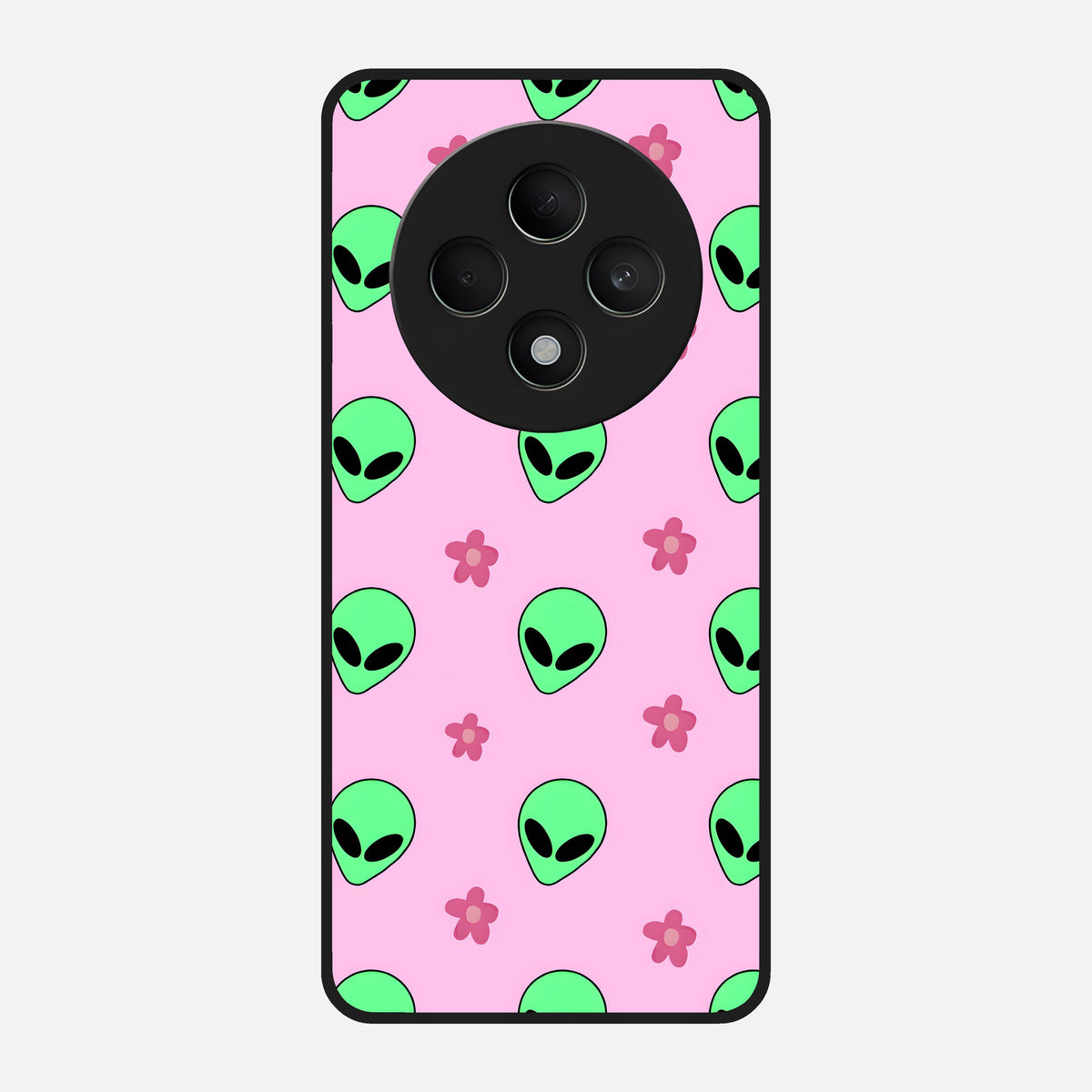  Cosmic Cute Crush Glass Case For Oppo F27 5G back cover – full design glossy printed glass finish