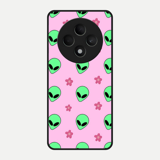  Cosmic Cute Crush Glass Case For Oppo F27 5G back cover – full design glossy printed glass finish