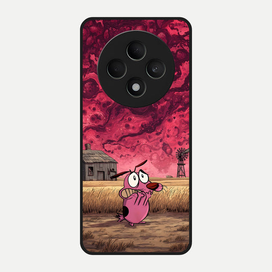  Courage Under Sky Glass Case For Oppo F27 5G back cover – full design glossy printed glass finish