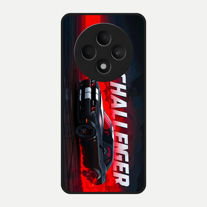  Crimson Challenger Fury Glass Case For Oppo F27 5G back cover – full design glossy printed glass finish