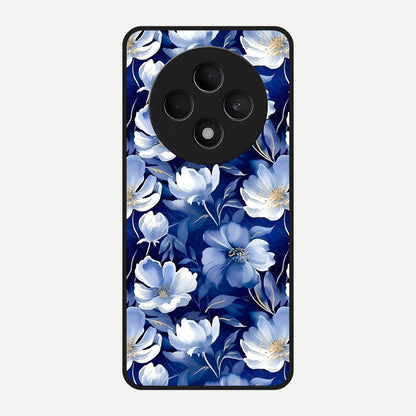  Cute Floral Patterns Glass Case For Oppo F27 5G back cover – full design glossy printed glass finish