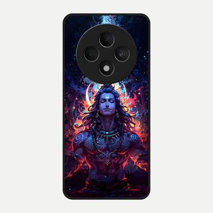  Divine Fire Shiv Glass Case For Oppo F27 5G back cover – full design glossy printed glass finish