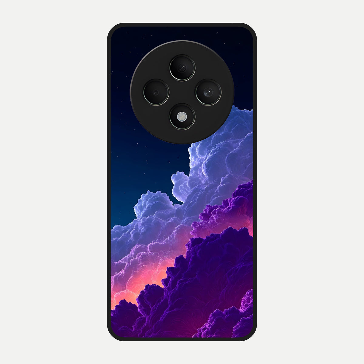  Dreamy Cloud Skies Glass Case For Oppo F27 5G back cover – full design glossy printed glass finish