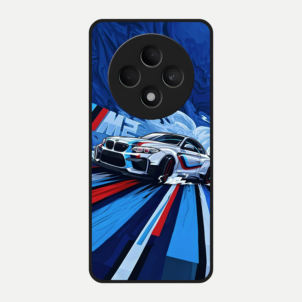  Drift Power Rush Glass Case For Oppo F27 5G back cover – full design glossy printed glass finish