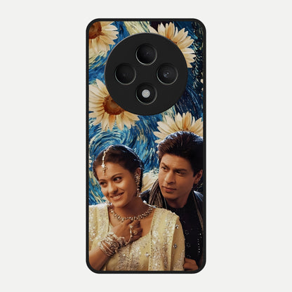  Eternal Love Story Glass Case For Oppo F27 5G back cover – full design glossy printed glass finish