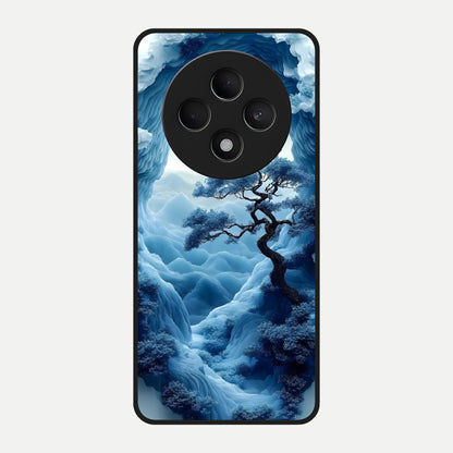  Frozen Serenity Gate Glass Case For Oppo F27 5G back cover – full design glossy printed glass finish