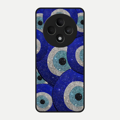  Galaxy Eye Flow Glass Case For Oppo F27 5G back cover – full design glossy printed glass finish