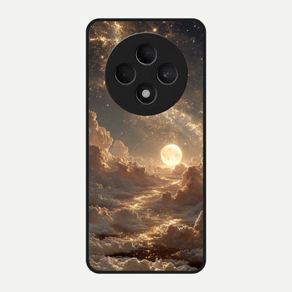  Golden Sky Dream Glass Case For Oppo F27 5G back cover – full design glossy printed glass finish