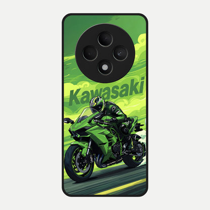  Greenery Sky Glass Case For Oppo F27 5G back cover – full design glossy printed glass finish