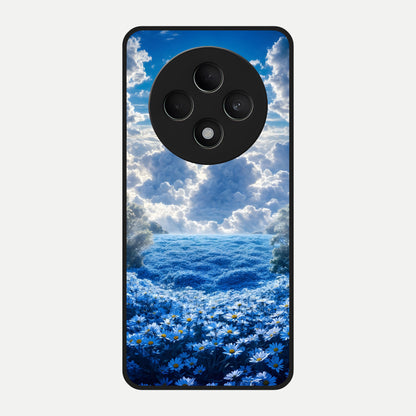  Heavenly Daisy Horizon Glass Case For Oppo F27 5G back cover – full design glossy printed glass finish