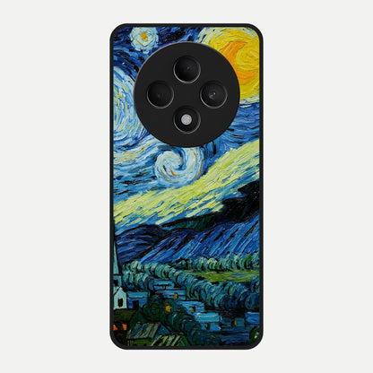  Inspired Van Gogh Art Glass Case For Oppo F27 5G back cover – full design glossy printed glass finish