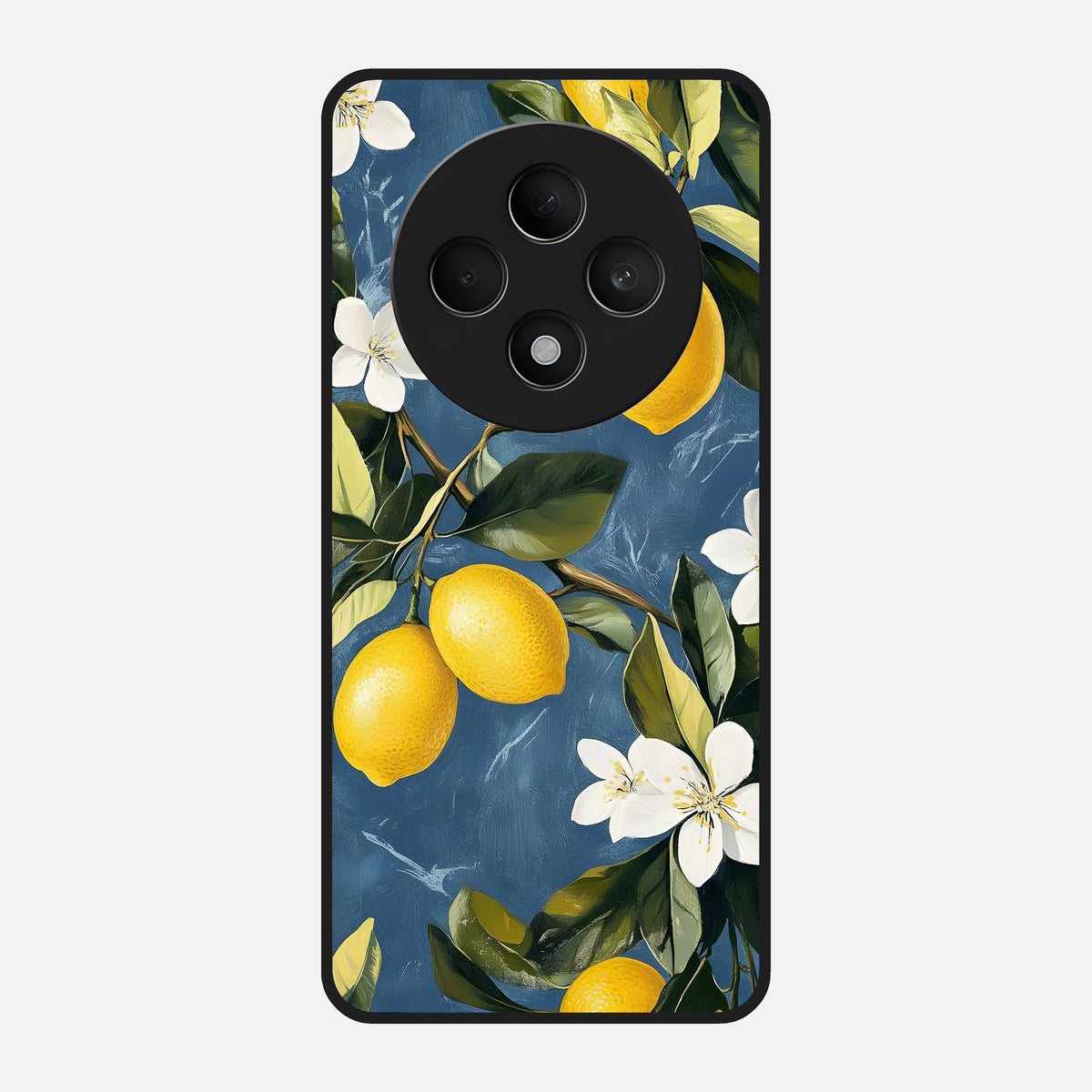  Lemon Dream Garden Glass Case For Oppo F27 5G back cover – full design glossy printed glass finish