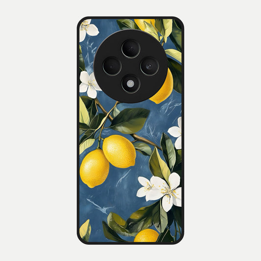  Lemon Dream Garden Glass Case For Oppo F27 5G back cover – full design glossy printed glass finish