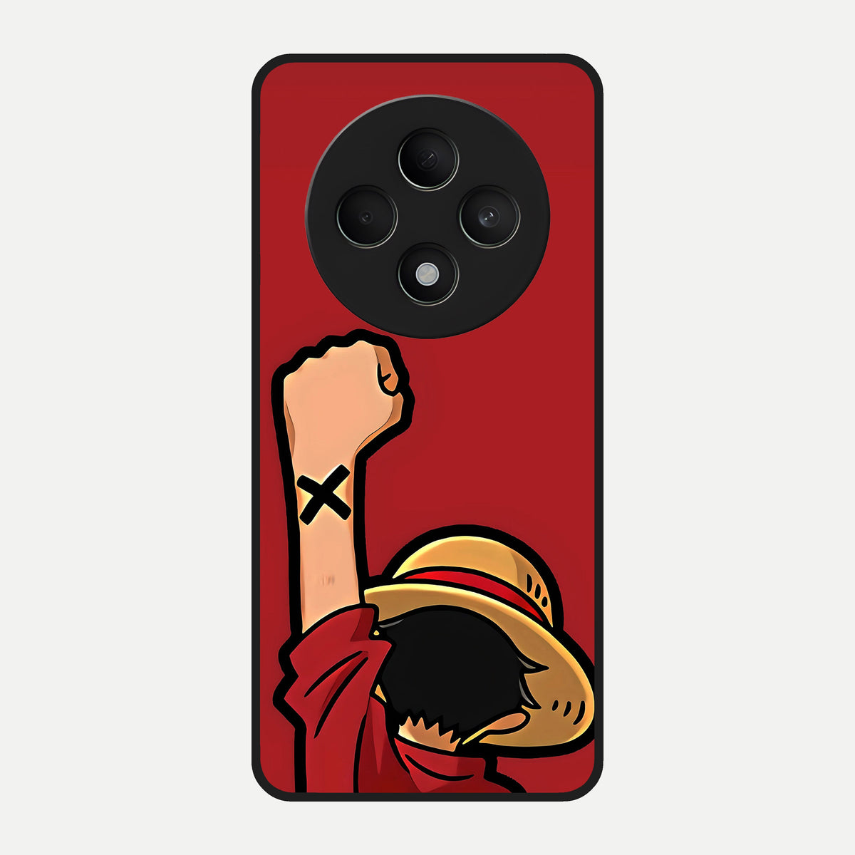  Luffy X Spirit Glass Case For Oppo F27 5G back cover – full design glossy printed glass finish