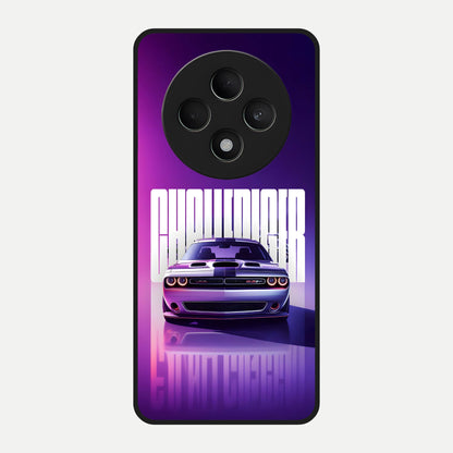  Midnight Muscle Ride Glass Case For Oppo F27 5G back cover – full design glossy printed glass finish