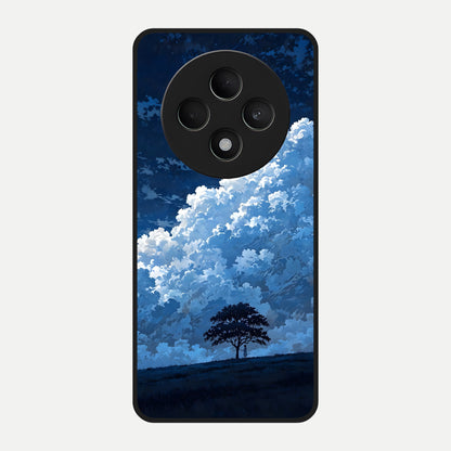  Midnight Sky Serenity Glass Case For Oppo F27 5G back cover – full design glossy printed glass finish