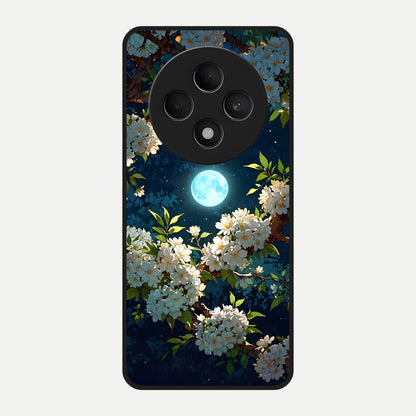  Moonlit Blossom Dream Glass Case For Oppo F27 5G back cover – full design glossy printed glass finish