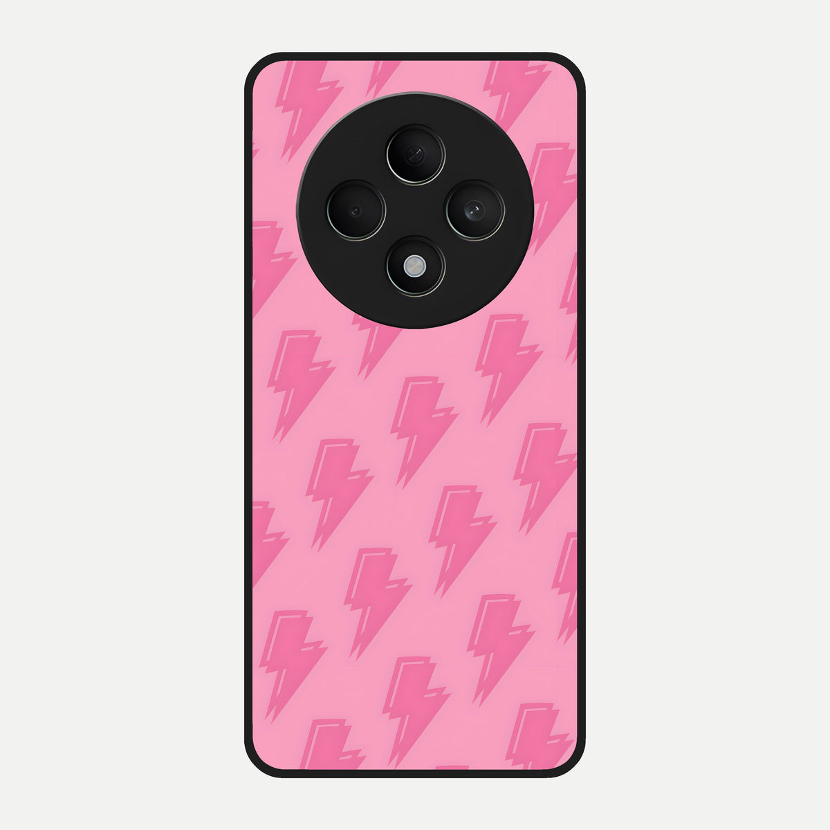  Pink Moo Magic Glass Case For Oppo F27 5G back cover – full design glossy printed glass finish