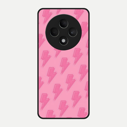  Pink Moo Magic Glass Case For Oppo F27 5G back cover – full design glossy printed glass finish