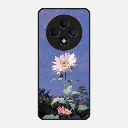  Pink Shells Outline Glass Case For Oppo F27 5G back cover – full design glossy printed glass finish