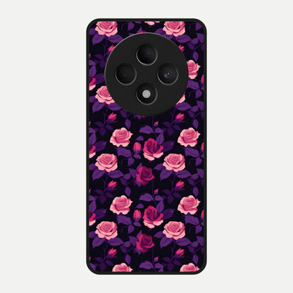  Rose Garden Twilight Glass Case For Oppo F27 5G back cover – full design glossy printed glass finish