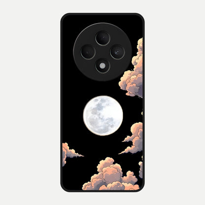  Shade Cloud Moon Glass Case For Oppo F27 5G back cover – full design glossy printed glass finish