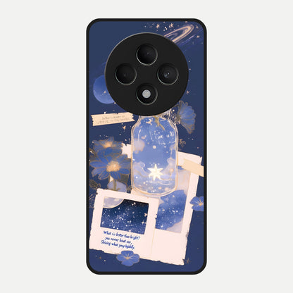  Starlit Cosmic Jar Glass Case For Oppo F27 5G back cover – full design glossy printed glass finish