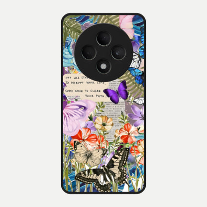  Storm Path Bloom Glass Case For Oppo F27 5G back cover – full design glossy printed glass finish