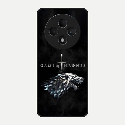  Throne Wolf Legacy Glass Case For Oppo F27 5G back cover – full design glossy printed glass finish