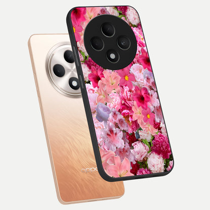  Bloom Crush Fantasy phone case For Oppo F27 5G showing premium glass back cover with detailed artwork