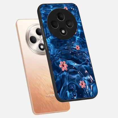  Bloom Thread Art phone case For Oppo F27 5G showing premium glass back cover with detailed artwork