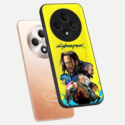  Neon Rebel Genesis phone case For Oppo F27 5G showing premium glass back cover with detailed artwork