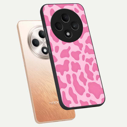  Pinkish Scenery phone case For Oppo F27 5G showing premium glass back cover with detailed artwork