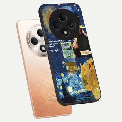  Starry Dream Vision phone case For Oppo F27 5G showing premium glass back cover with detailed artwork