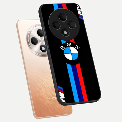  Turbo BMW Beast phone case For Oppo F27 5G showing premium glass back cover with detailed artwork