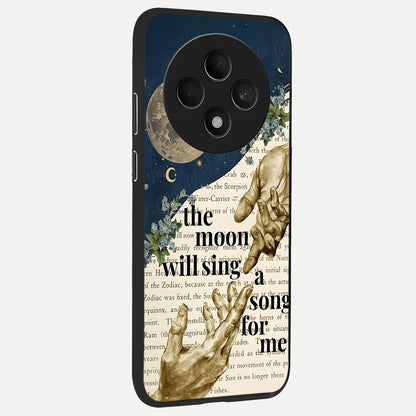  Aesthetic Divine back cover For Oppo F27 5G slim fit glass case with vibrant aesthetic design