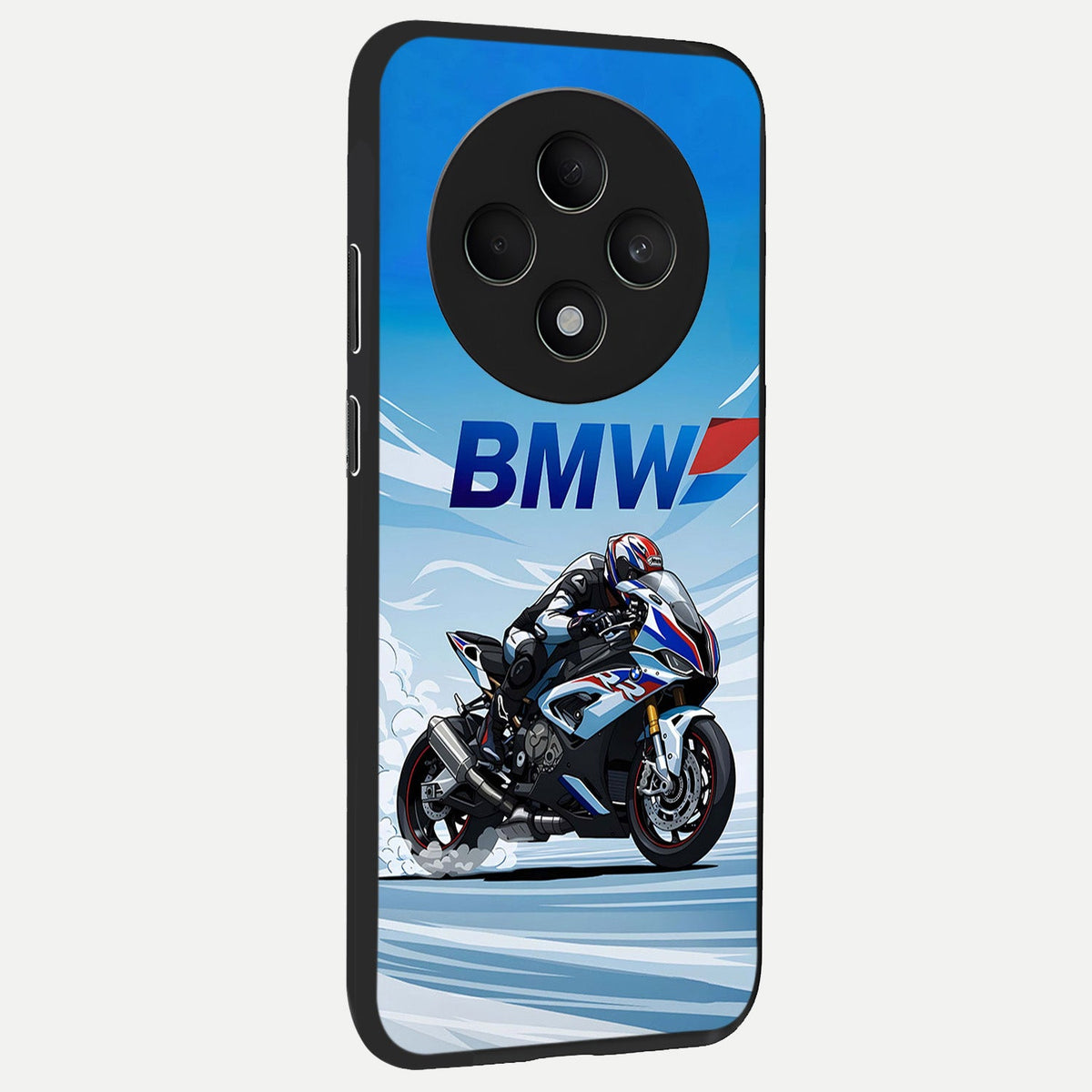  BMW Power Drift back cover For Oppo F27 5G slim fit glass case with vibrant aesthetic design