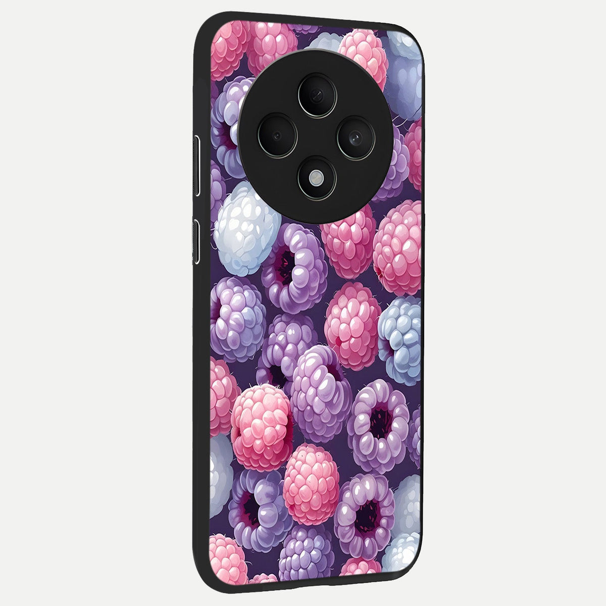  Berry Candy Pop back cover For Oppo F27 5G slim fit glass case with vibrant aesthetic design