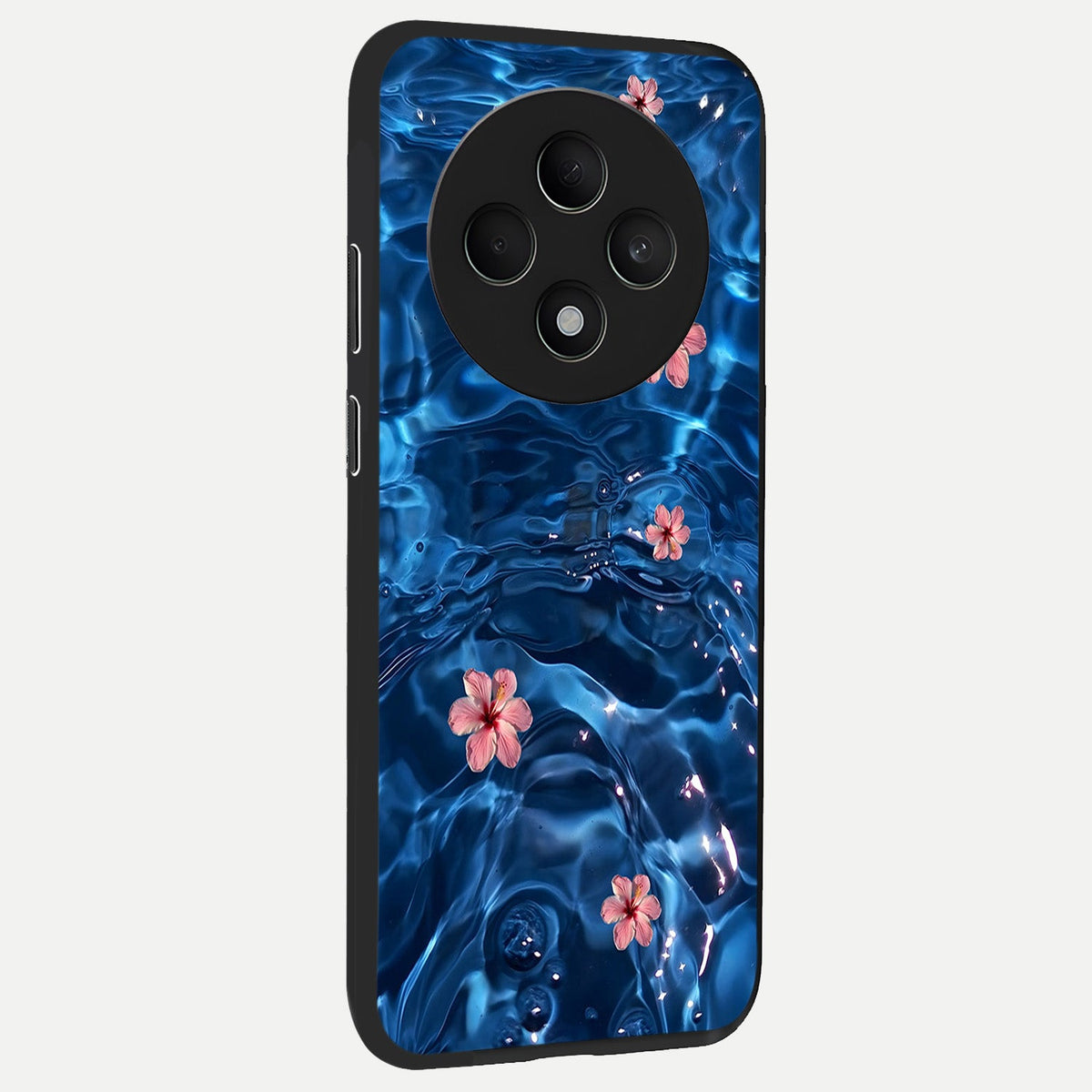  Bloom Thread Art back cover For Oppo F27 5G slim fit glass case with vibrant aesthetic design
