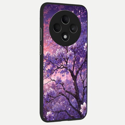  Blossom Tree back cover For Oppo F27 5G slim fit glass case with vibrant aesthetic design